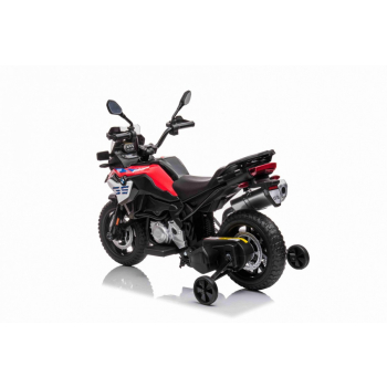 Motor BMW F850 GS na akumulator dla dzieci Czerwony + Kółka pomocnicze + Audio LED + Wolny Start + EVA